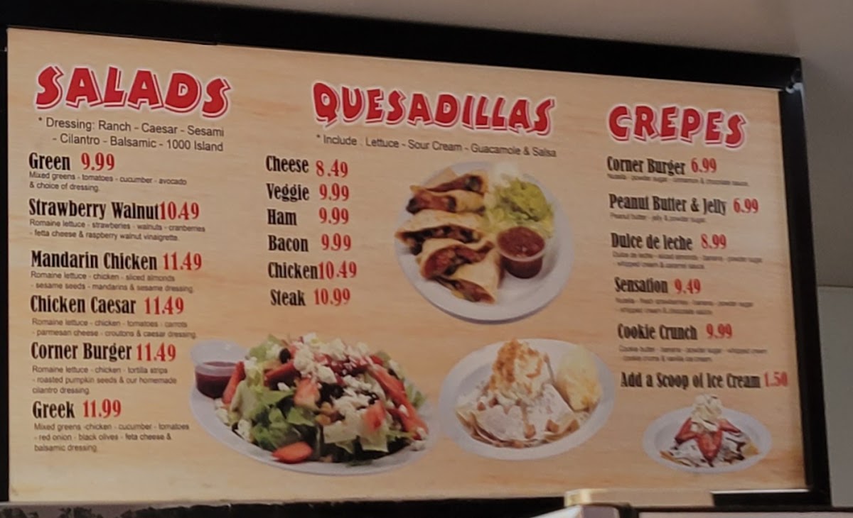 Corner Burger Menu - Image 4