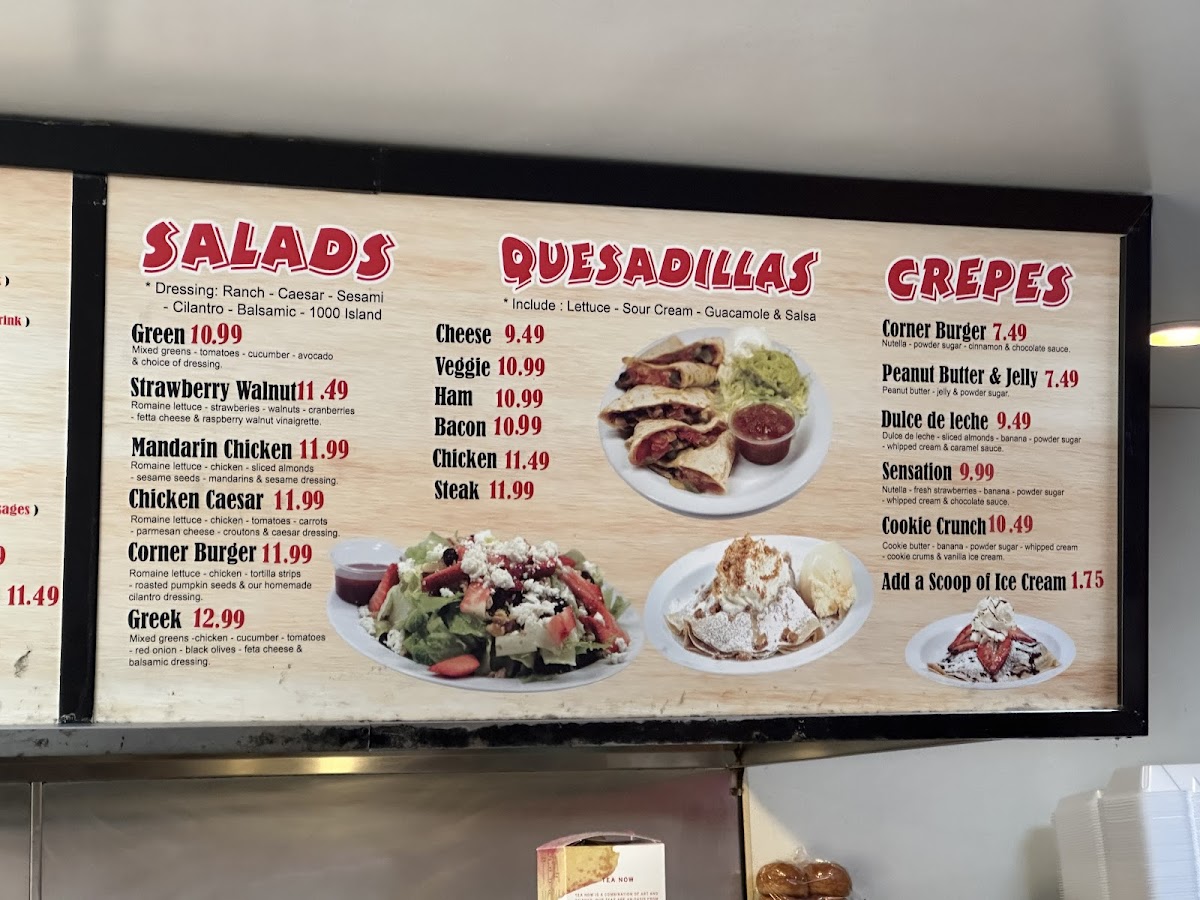 Corner Burger Menu - Image 5